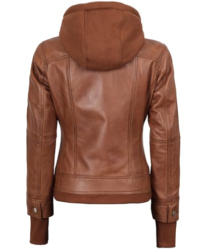Image of Blingsoul Womens Real Leather Jacket - Asymmetrical Leather Jackets for Women