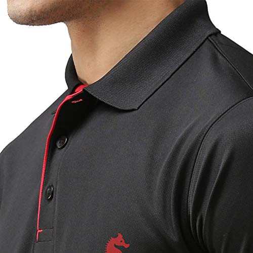 Image of EPPE Polo Collar T-Shirt for Men | Polyester Half Sleeve Stylish Casual Wear | Regular & Dry Fit | Summer Tee.