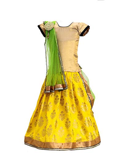 Image of Aglare Girl's Net Readymade Lehenga Choli