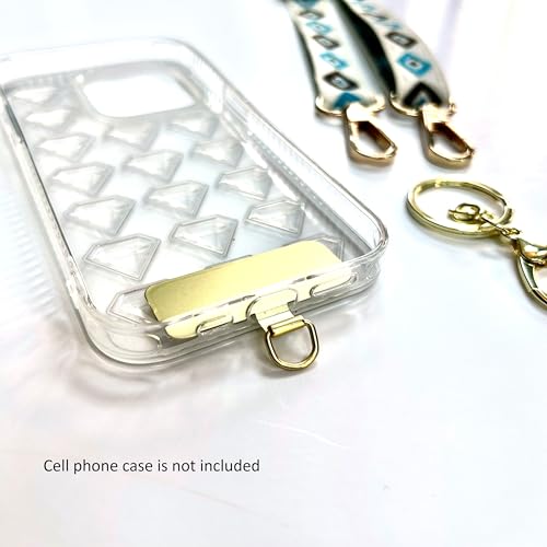 Image of Adjustable Phone Strap Cute Guitar Strap Designer Crossbody Bag, Perfect Womens Clear Bag Accessory Cell Phone Tether Lanyard