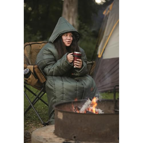 Bolsa de Dormir Guide Gear Sportsman para Adultos con Brazos para Clima Frío, Camping, Caza y Senderismo miniatura 5