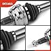 A-Premium CV Axle Shaft Assembly - Compatible with Mercedes-Benz C300 2017-2021, C400 2015, C43 AMG 2017-2022, 2.0L 3.0L, Replace# A2053503102