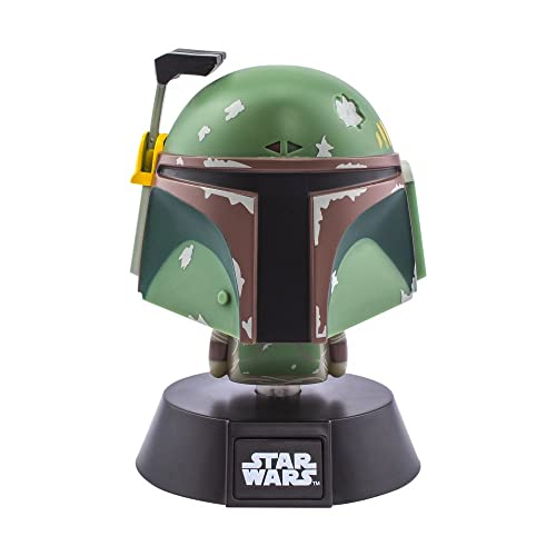 Paladone Star Wars Boba Fett Icon Light-Mandalorian and Empire Strikes Back-Officially Licensed Disney Merchandise, Green
