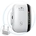 WiFi/WLAN günstig Kaufen-PLLYPE WLAN Verstärker, WLAN Repeater 300 Mbit/s, 2,4GHz WiFi Extender Booster, WiFi Verstärker mit Ethernet Port & WPS, mit Repeater/AP Modus zu Allen Geräten