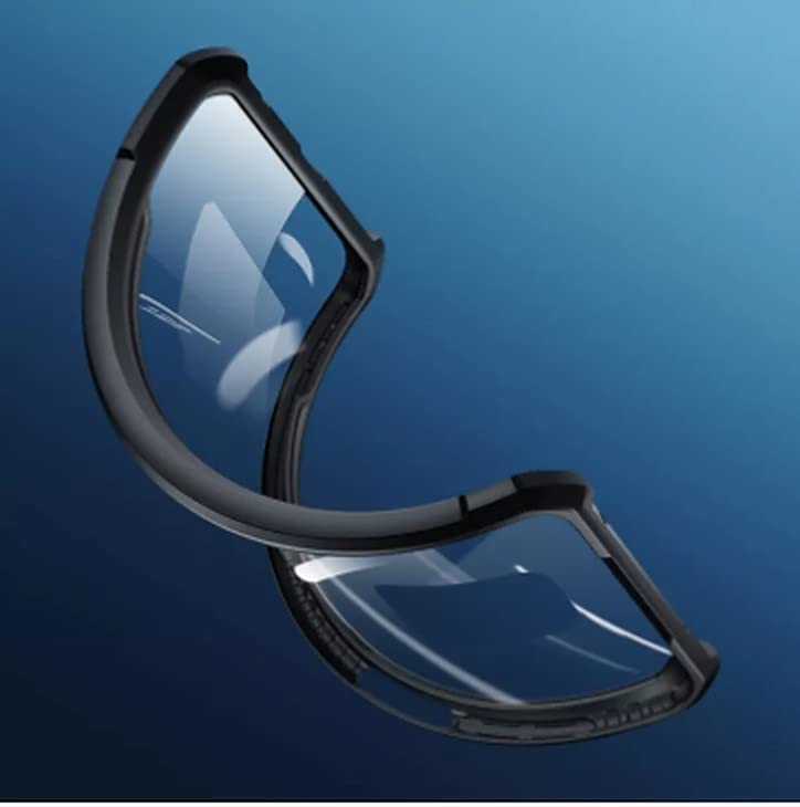 Image of A rtistque Clear Hard Transparent Acrylic Armor Anti-Drop Shockproof TPU Edge Back Cover Case for Samsung Galaxy A72 - Black