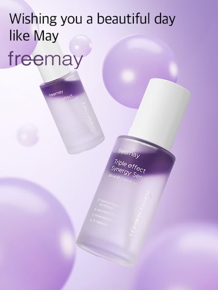 freemay Triple Effect Synergy Serum 50 ml / 1.69 fl oz – Multi-Action Face Serum with Bakuchiol & Hyaluronic Acid, Brightening & Hydrating - Image 9