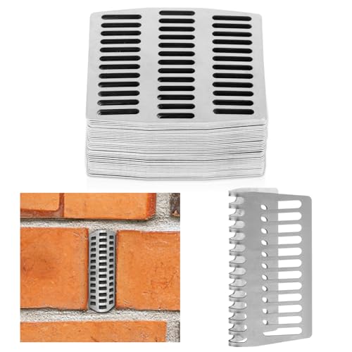 36Pcs Stainless Steel Brick Weep Hole Covers 2.75