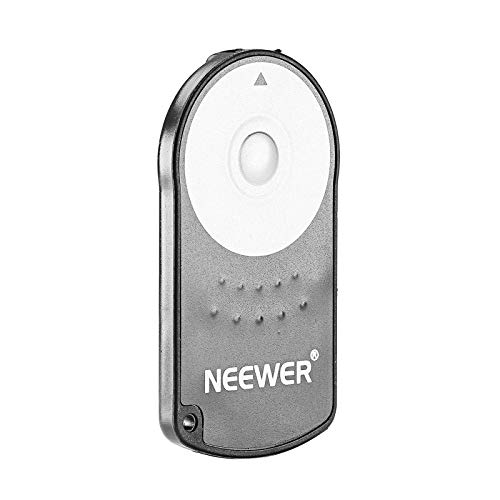 Neewer, Control Remoto inalámbrico de Disparador, infrarrojo, para Canon EOS 60D 70D 7D Rebel T5i, T4i, T3i, T2i, T1i, XSi, Xti, XT, SL1 / 700D 650D 600D 550D 500D 450D 400D 350D 100D