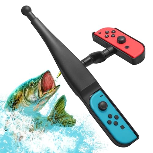 Caña de pescar para Nintendo Switch evita caídas de mandos en Legendary Fishing