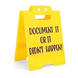 Photo Gallery tinoaly cartello scrivania document it or it didn t happen, divertente cartello di avvertimento in acrilico giallo per ufficio originale decorazione da scrivania per colleghi d ufficio scherzo Photo Gallery tinoaly cartello scrivania document it or it didn t happen, divertente cartello di avvertimento in acrilico giallo per ufficio originale decorazione da scrivania per colleghi d ufficio scherzo