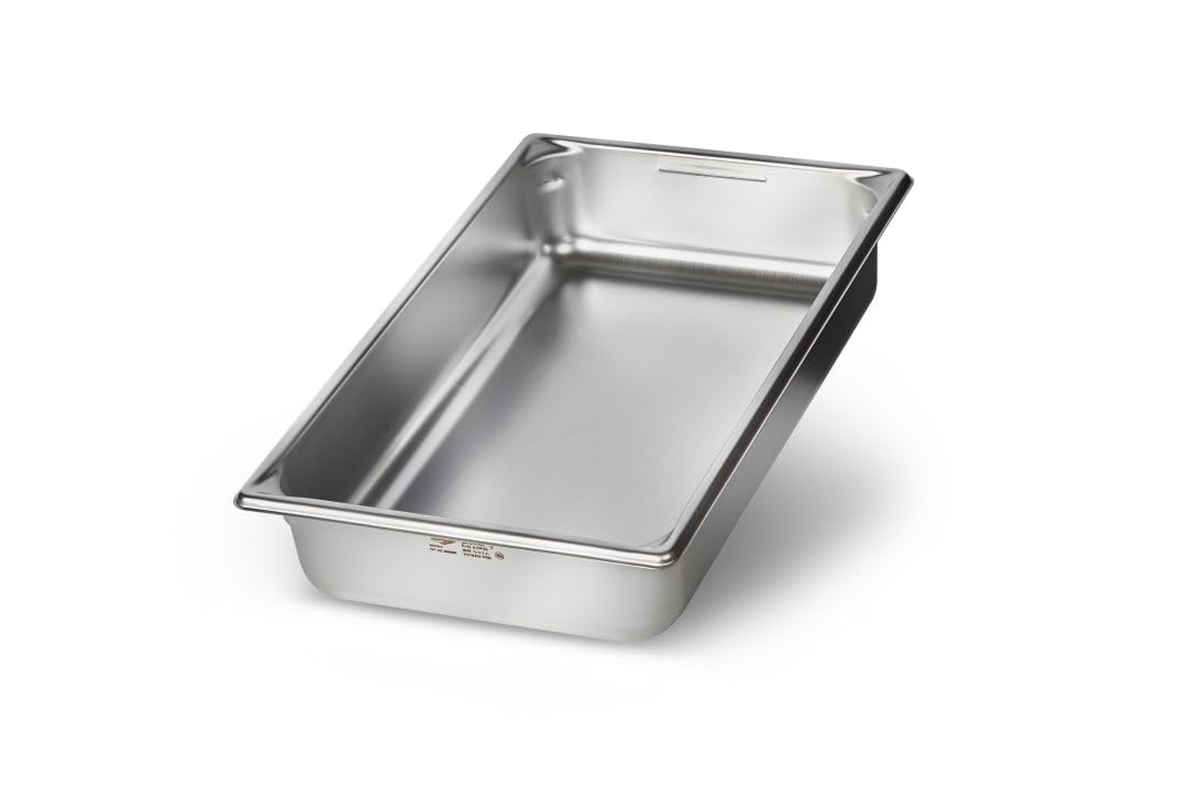 Full Size Induction Steam Pan, Stainless