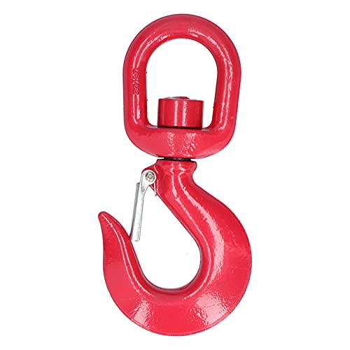 ANKROYU SL H1025 Crane Hook, Alloy Steel Rigging Hook, Wear Resistant Round Rotating Hook, Heavy Duty 360 Degree Rotating Lifting Accessories
