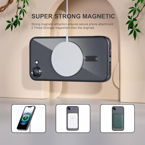 Image of Misea Magnetic for iPhone 17e / 16e Case Compatible with MagSafe Black