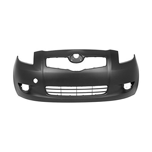 Crash Parts Plus Primed Front Bumper Cover Replacement for 2007-2008 Toyota Yaris Hatchback