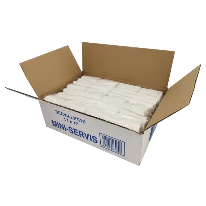HO Higiene Online | Servilleta Miniservis 17x17 Blanca (3200 unidades)
