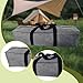Yiju Camping Equipment Storage Bag with Zipper Waterproof Thickened Tent Pole Bag Handbag for Sleeping Mat Canopy Pole Travelling, 70x20x20 cm