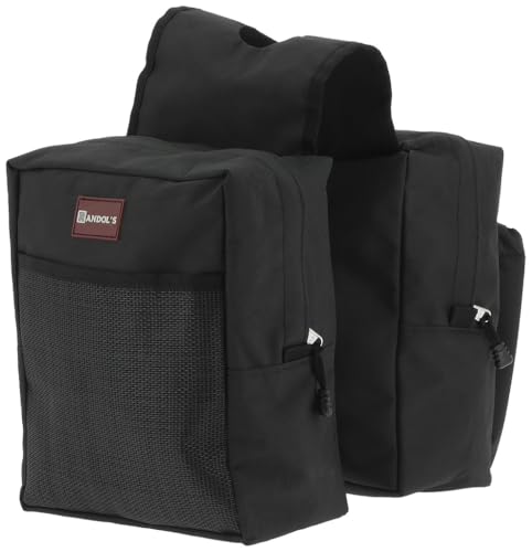 Amesbichler Reitsport Randols Satteltasche für Westernsattel mit Hornloch Packtasche doppelt Pferd