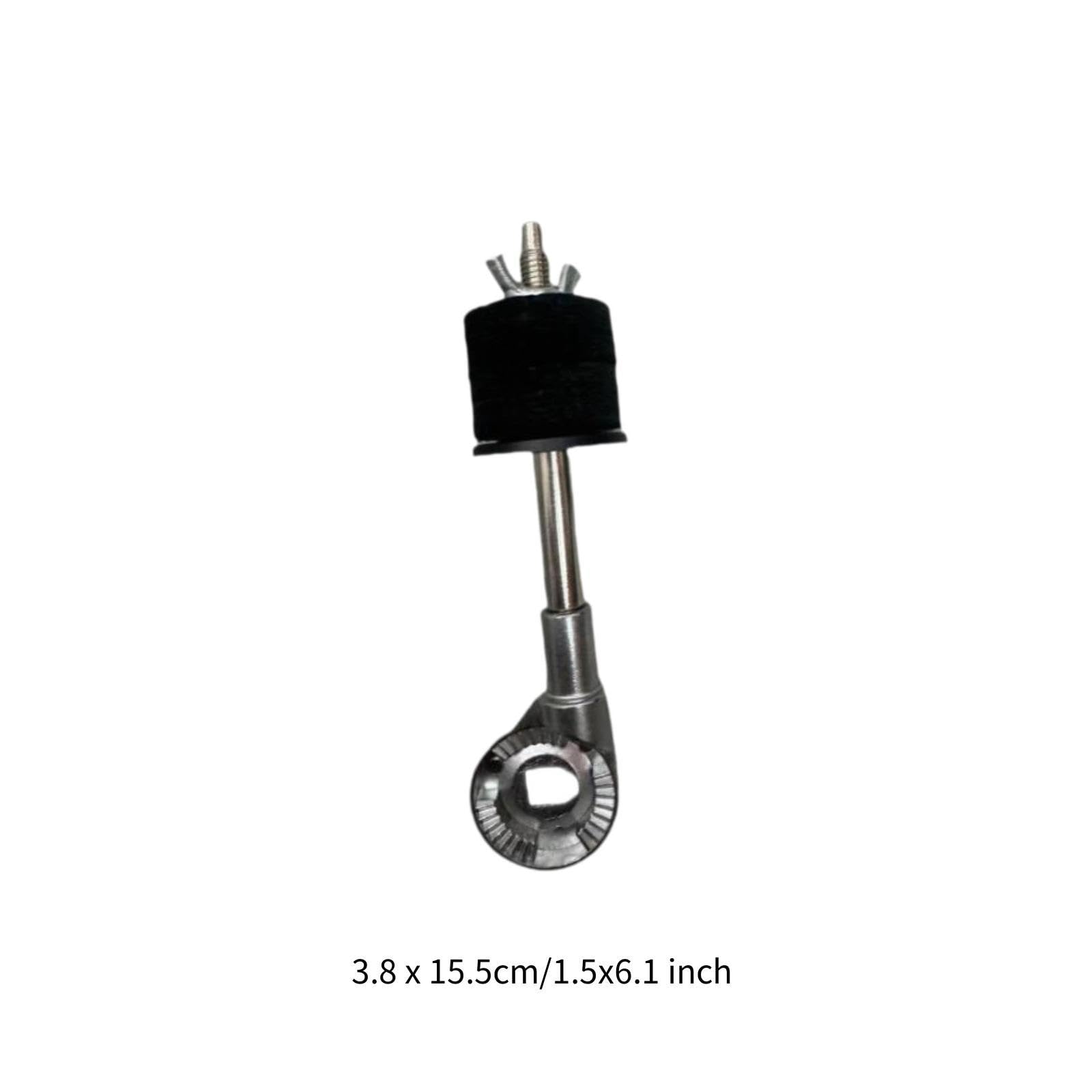 Accesorio de apilador de platillos instrumento de percusión profesional brazo de soporte de platillo, kit de batería de cabeza de platillo para, estilo un