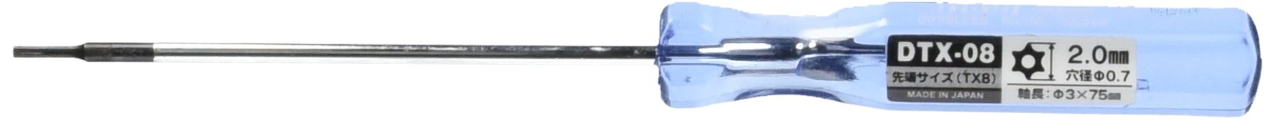 Engineer DTX-08 Special Screw Driver for Line Recessed Screws