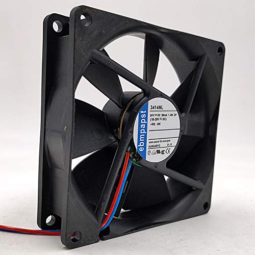 Ebm 3414NL 24V 1.4W 58mA 9cm 2-Wire Inverter Ultra-Quiet Fan
