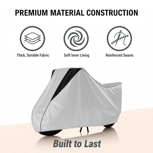 Image of Stylish Water Resistant Scooty Body Cover Compatible with Access 125 & All Models | UV Protection, Dustproof, Heat Resistant, Two Wheeler | New All Weather Protection, Dust & Rain