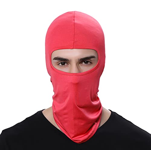 Jansong Pack Of 2 Bandana Face Hat For Outdoor Airsoft Motorcycle Ski Mask Winter Sun Balaclava Black Tactical Hood Helmet Face Cover (Fluorescent Powder) #TOP4