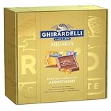 GHIRARDELLI Premium Chocolate Assortment SQUARES Gift Box, 29.6 oz