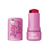 Lip Smacker Hello Kitty So Jelly Lip & Cheek Tint, Moisturizing Sheer & Buildable Color, Fun Bouncy Jelly Texture, Sweet Cherry Flavor - Cherry