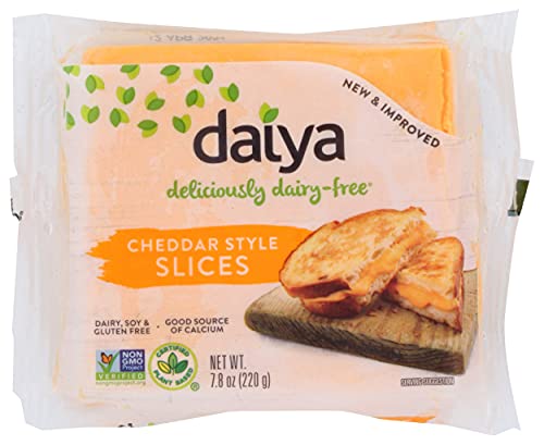 Daiya Dairy Free Cheese Slices, Cheddar, 7.8 oz