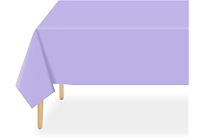 QIKSION 2 Pack Light Purple Tablecloth