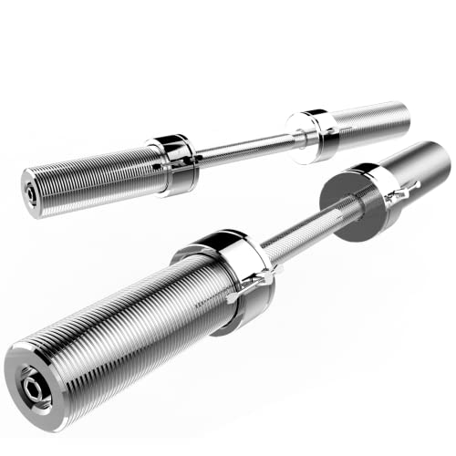 20″ Olympic Dumbbell Handle Pair Solid Adjustable Dumbbell Bars With