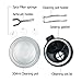 JOYABEST Multi-Purpose AirbrushCleaning Pot Airbrush Washing Tool, Spray Gun CleanerAir BrushGlassJar with Holder Station