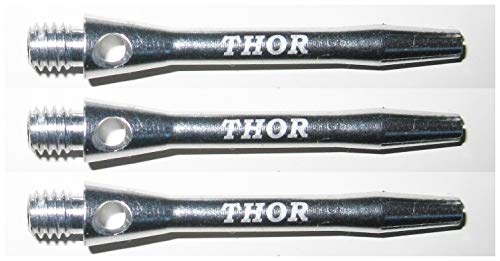 Laser Etched Aluminium Shafts Short/Medium Blue, Black, Silver, Red, Gold, Green / 1 Set (3 Pieces) to 4 Set (12 Pieces)