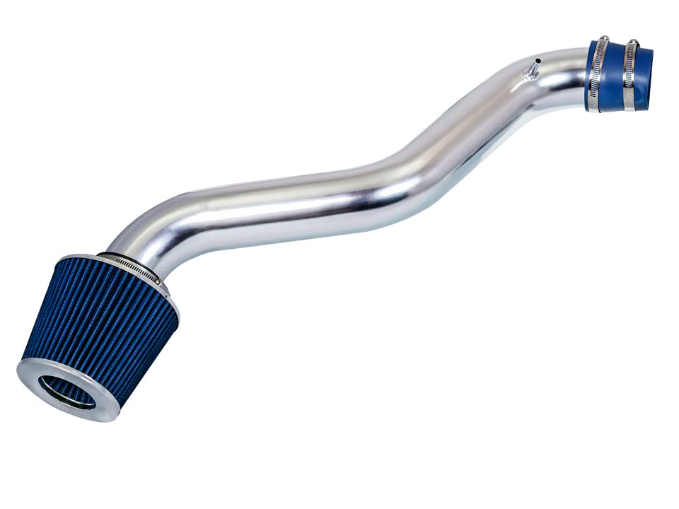 Rtunes Racing Short Ram Air Intake Kit + Filter Combo Compatible For 97-01 Honda Prelude / 98-02 Honda Accord L4 (Blue)