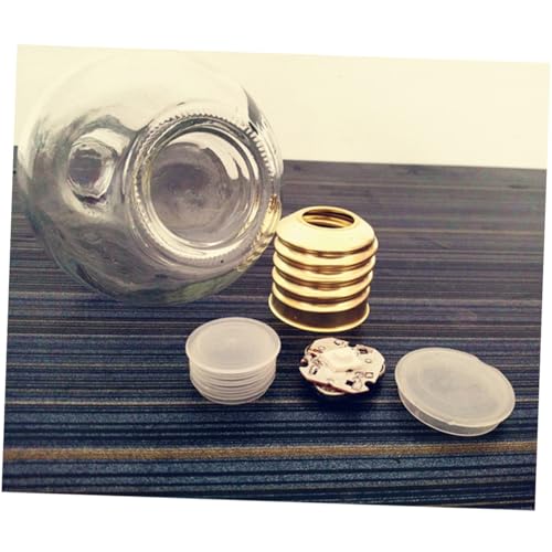 Bouteille en verre ampoule 500ml Abaodam avec paille réutilisable - 6