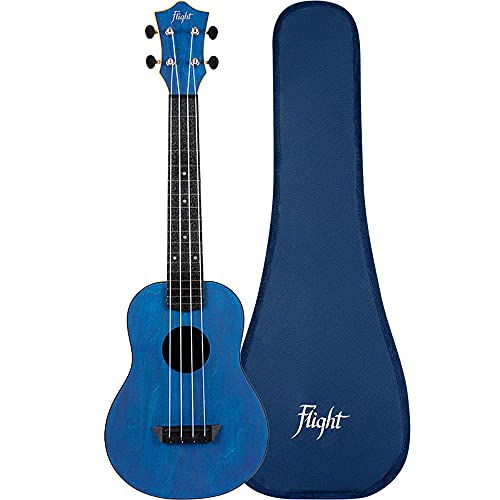 Flight, 4-String Dark Blue Travel Concert Ukulele, (Tuc-35 Db) #TOP10