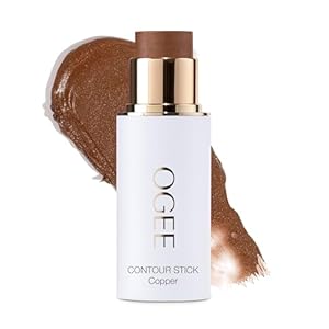Ogee Sculpted Face Stick (COPPER – RADIANT COCOA) Certified Organic Bronzer Stick & Contour Makeup – Multi-Use Bronzer Stick for Face