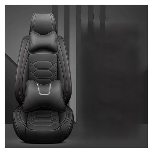 Housses de siège auto 5D ensemble complet de protection Black Luxury