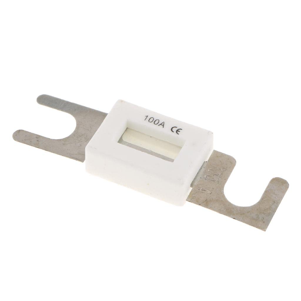 Lyla 3x1 Pieces Ceramics Car Flat Metal Blade Fuse Strip for 12V RV White 100A-image-45