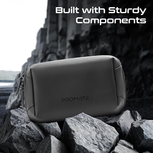 شنطة منظمة ميني تيك مع جيوب متعددة، مصنوعة من مادة البولي يوريثين المتينة والمقاومة للماء، بتصميم خفيف الوزن وصغير من بروميت