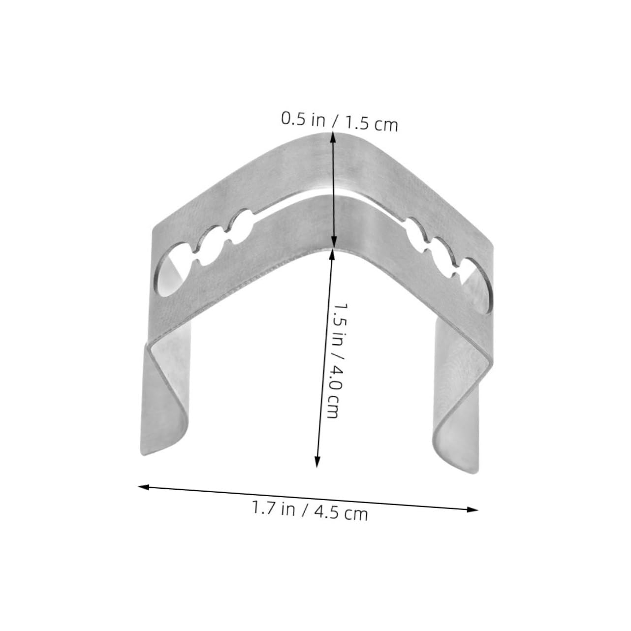Mikinona Thermometer Pot Clip Universal Grilling Clip for Thermometer Multi-hole Design