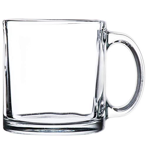 Libbey Crystal Coffee Mug Warm Beverage Mugs Set Of (13 Oz) (6) #TOP2