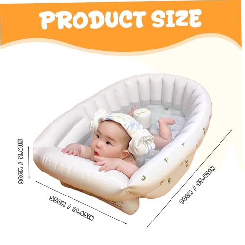 Baignoire gonflable pour bébé compacte et pliable pour le voyage - 7