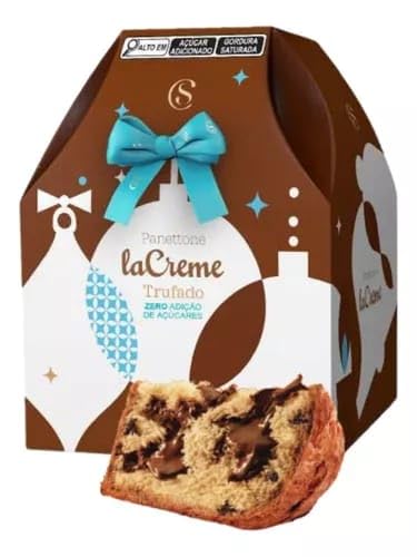 Panetone trufado zero açucar la creme 650g