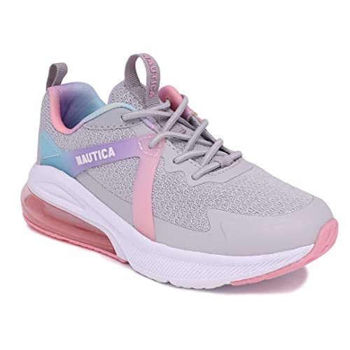 Nautica Kids' Towhee Sneaker - White Iridescent Athletic Running Shoes With Strap For Toddlers - View #8