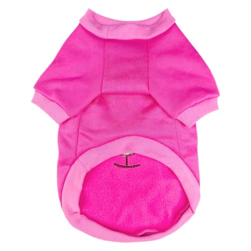 Image of Rose Cute Dog Sweater Soft Winter Clothes for Small Dogs, XS