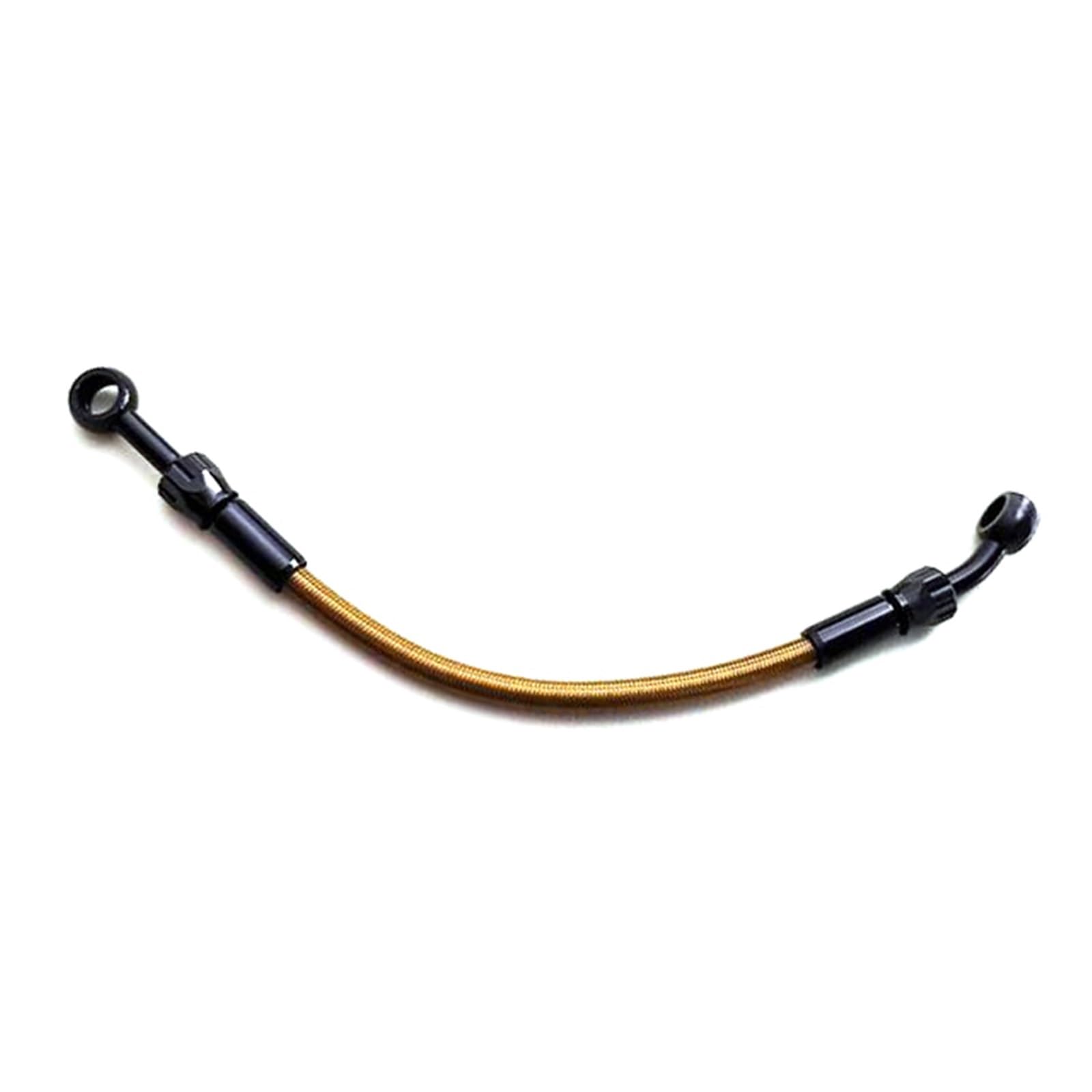 Motorcycle Brake Hose Motorcycle ATV Dirt Pit Racing Bike Accessories 0°-28° Oil Pipe Hydraulic Clutch Tube Master Cylinder Brake Line Hose AN3 M10(2000mm)