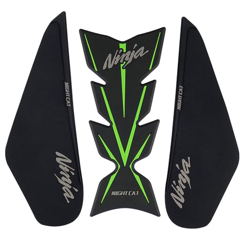 Autocollant réservoir vert Ninja 400 contre les rayures de blouson