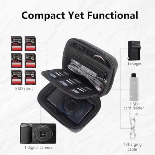 Estuche rígido para cámara portátil Reibi color negro miniatura 5