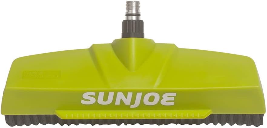 Sun Joe Portable Power Scrubber Broom, Long Handle SPX Series Pressure Washer Attachment - Water Cleaner Wand Extension, Multi Surface Washing, SPX-PWB1